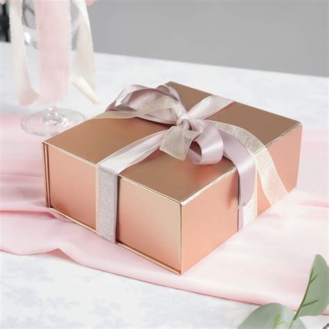 Rose Gold Gift Boxes 